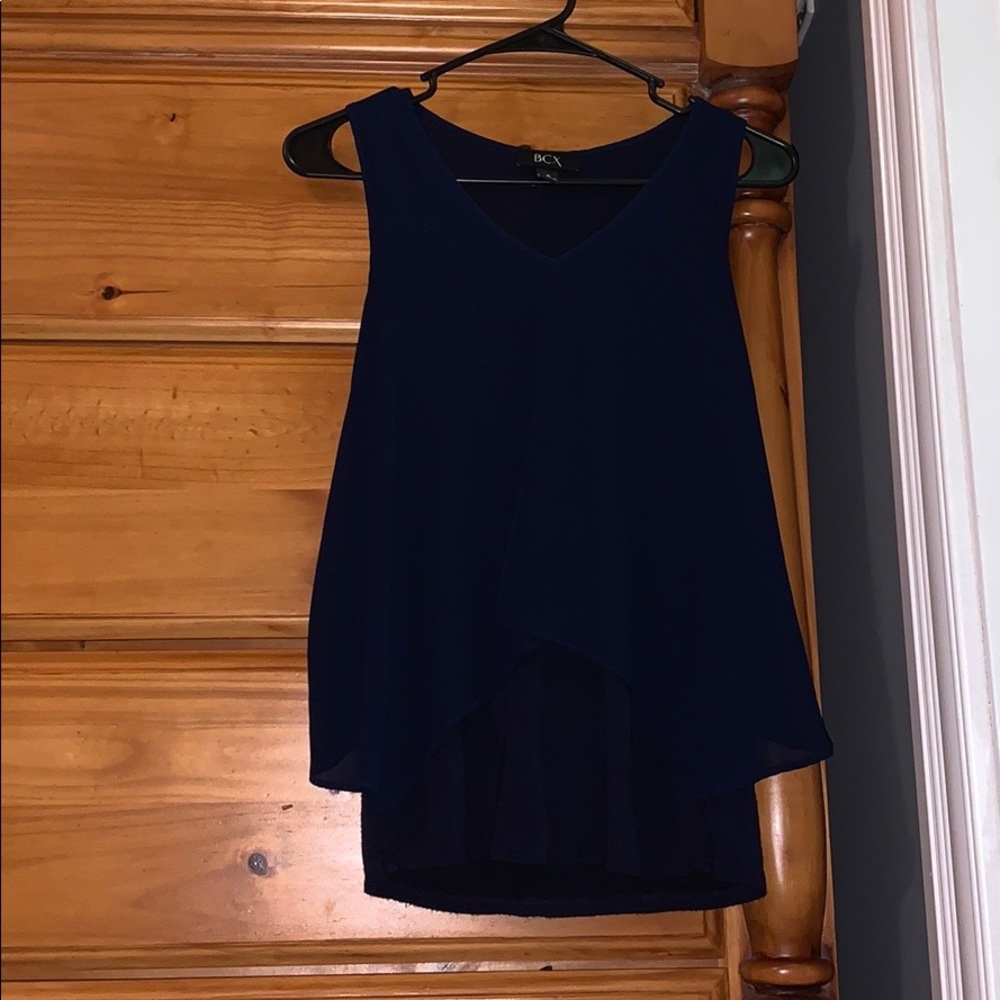 Navy Blue Layer Tank